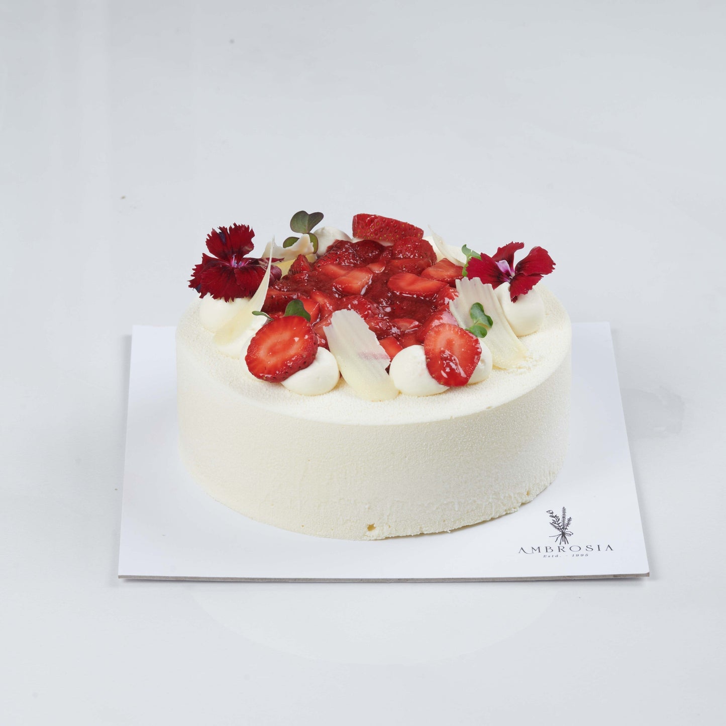 AMBROSIA'S - VANILLA AND STRAWBERRY ENTREMET