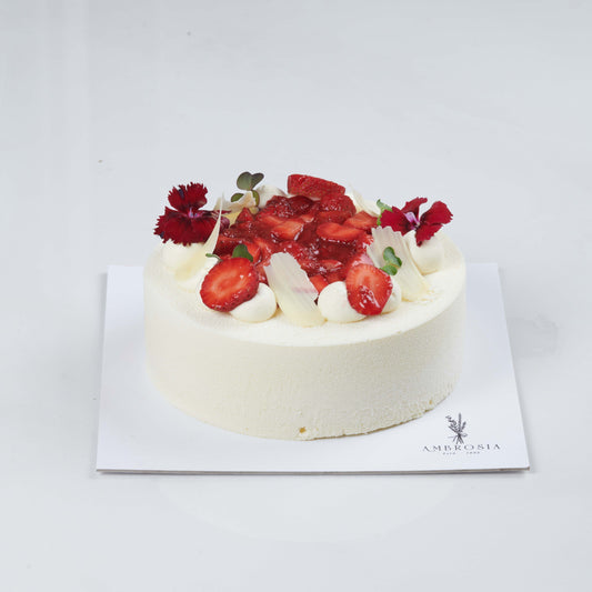 AMBROSIA'S - VANILLA AND STRAWBERRY ENTREMET