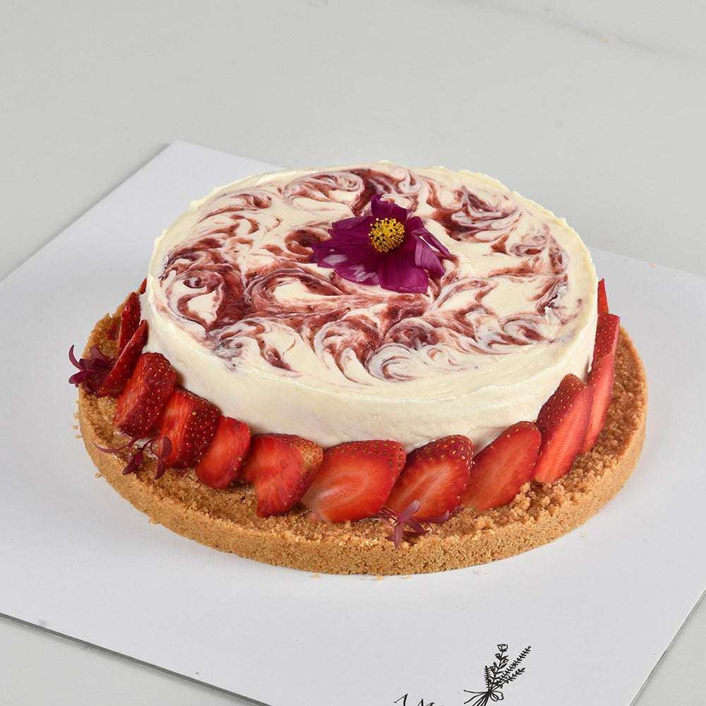 AMBROSIA'S - STRAWBERRY CHEESECAKE