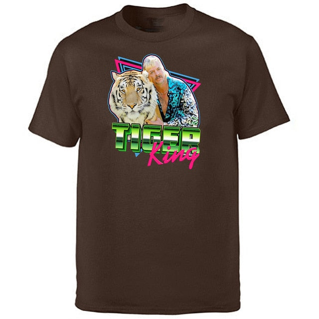 The Tiger King Tshirt Men Free Joe Exotic Tops T Shirt T shirts For President Short Sleeve Summer Tees Cotton Tshirts Streetwear