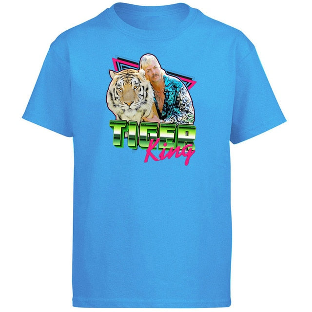 The Tiger King Tshirt Men Free Joe Exotic Tops T Shirt T shirts For President Short Sleeve Summer Tees Cotton Tshirts Streetwear